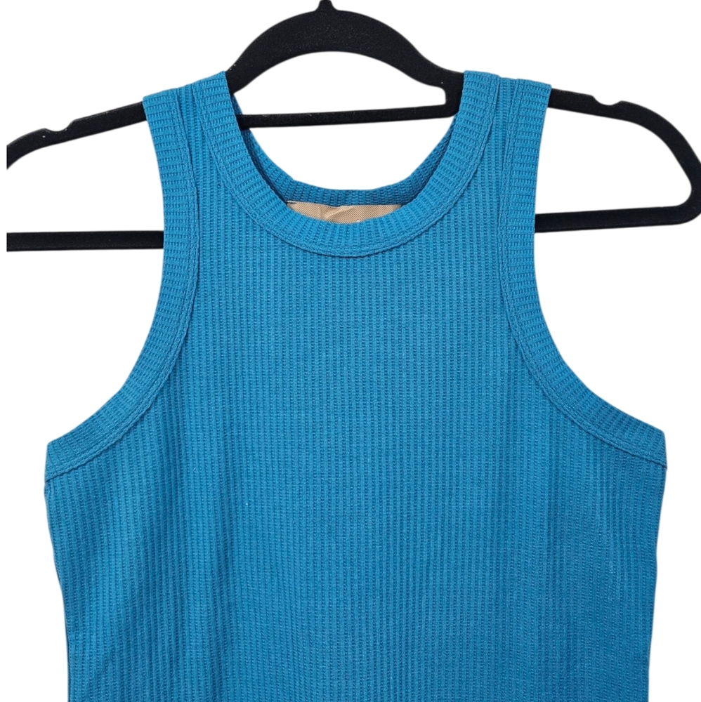 NWT Araminta James Everyday Tank Top | Azure Blue Size S - Picture 2 of 5